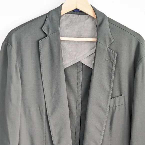 1901 • Extra Trim Fit Olive Blazer - Picture 2 of 8